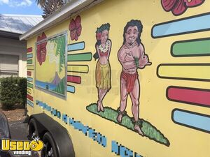 Turnkey - 2006 6.5' x 18' Shaved Ice Trailer | Snowball Concession Trailer