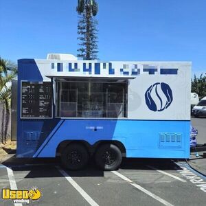 2025 8' x 14' Coffee Espresso/Food Concession Trailer w/ HCD Insignia