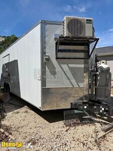 2025 8.5' x 24' Kitchen Food Concession Trailer with Pro Fire System