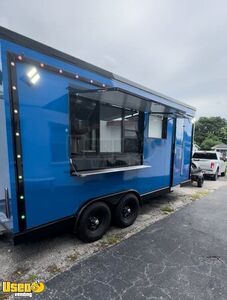 NEW - 2024 8' x 18' Kitchen Food Concession Trailer with Pro-Fire System